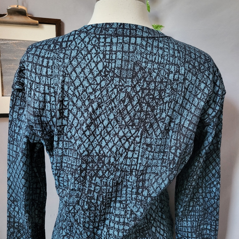 Lululemon Close to Crossing Long Sleeve Jacquard Tectonic Shipmate Black M - Picture 9 of 13